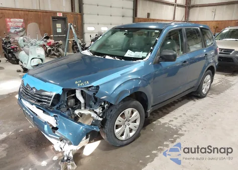 2009 Subaru Forester (Natl) X from USA, damaged, VIN JF2SH61659H710809